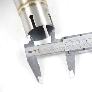 Silenciador de escape de motocicleta Middle Link Pipe, Deslize para Honda NC700, NC700X, NC750, NC750X, NC750S, 2012-2023, 51mm 8 principais vendas ponteira escapamento nc750x - №1