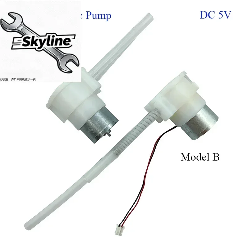 Mini Peristaltic Pump DC 3V 5V Micro Self-priming Suction Liquid Dosing Ink Squeeze Sampling Pump for Lab Use