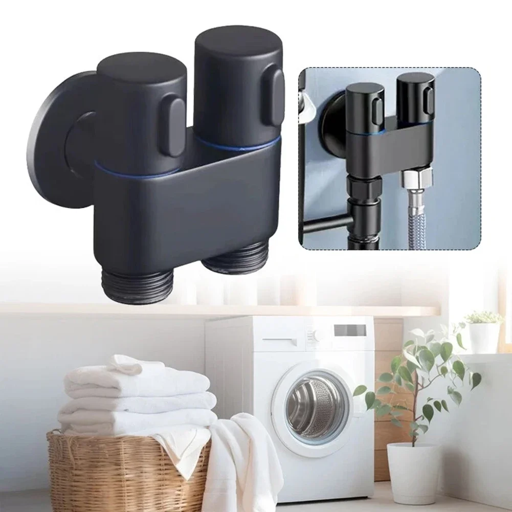 Bathroom Valve Wall-mounted Toilet Parts Bathroom Setup Rust Resistant Angle Valve Sanitary Fitting G1 2 Interface