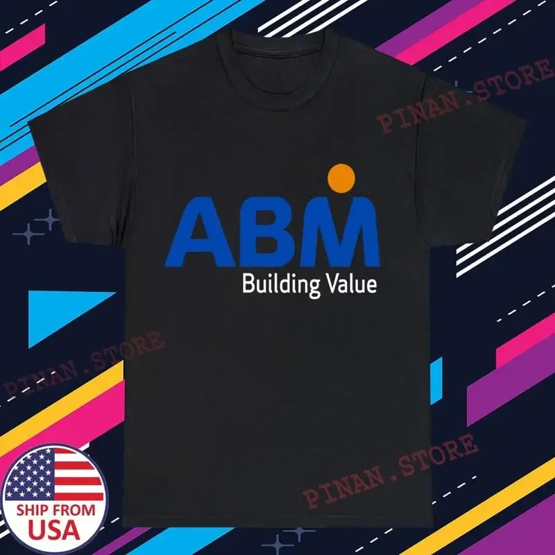Abm Industries Building Value Men'S Black Navy Size S 5Xl T shirt