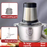 Garlic Peeling Machine Household Small Multi-functional Electric Garlic Pepper Chopped Blender Meat Grinder Food Processor