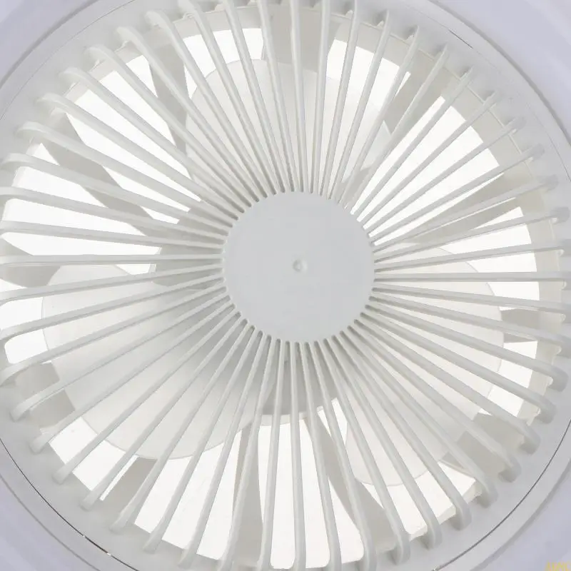 A0NC AC 86V-265V 30W LED مصباح LED E27 مروحة السقف المصباح LED LED لمصباح غرفة نوم المنزل مطبخ E27 LED مروحة التبريد