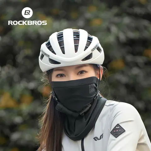 ROCKBROS Vinter Håll Varm Cykel Ansiktsmask Fleece Vandring Camping Skidåkning Balaklava Halsduk Vindtät MTB Landsväg Cykel Cykelmask 8 best sales RockBros-mask - №5