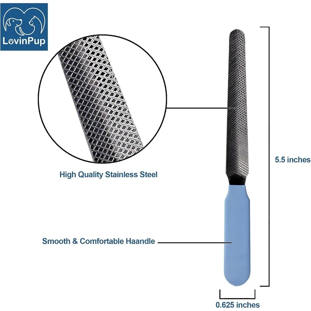 Dog Nail Filer,Nail Grooming Tool,Dog and Cat Nail Files,for Smoothing Rough Edges of Pet’s Nails, Nail Filer for Dogs & Cats