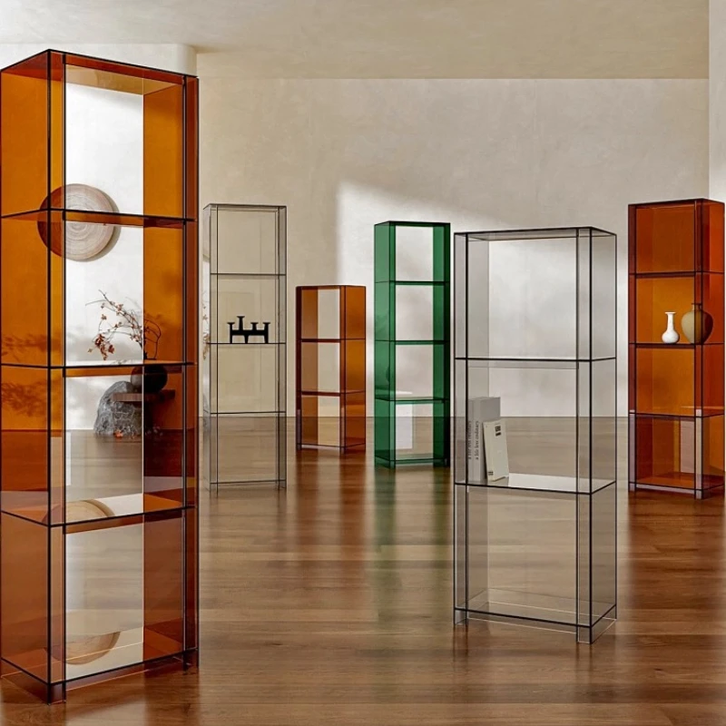 

Acrylic Display Stand Cabinet Decorations Designer Aesthetics Simple Accessorie Shelves Modern Small Organizer Muebles Furniture