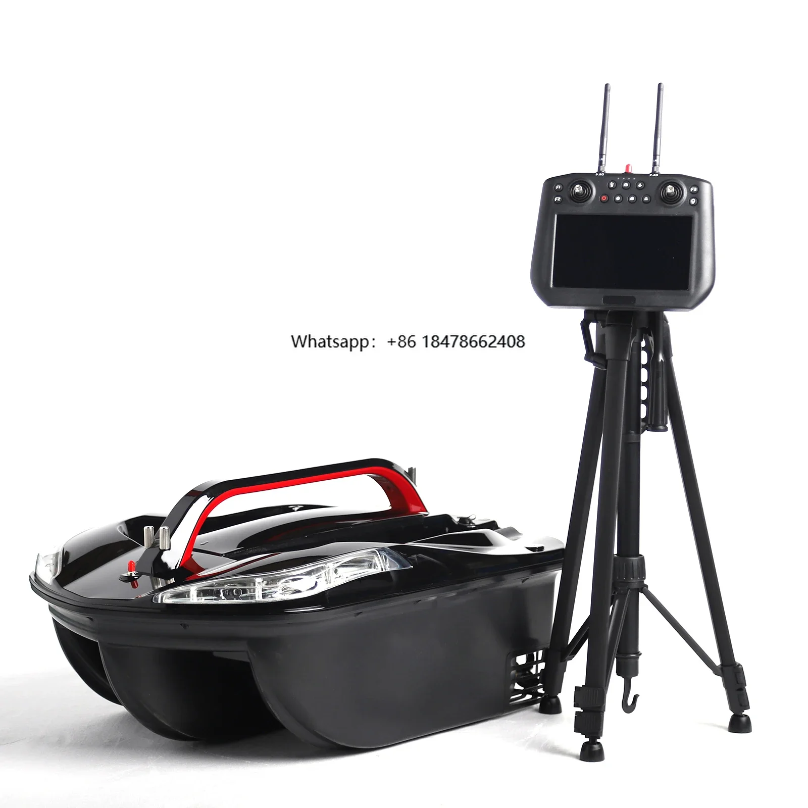 Remote Bait Boat with Sonar, Global Positioning System and