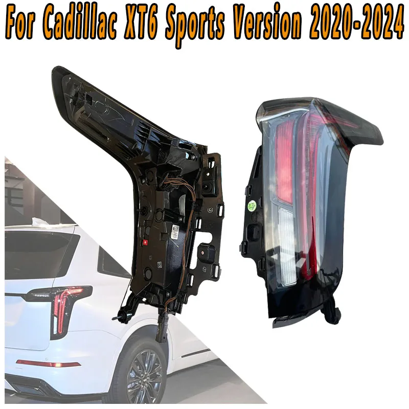 

Для Cadillac XT6 Sports Version 2020 2021-2024 светодиодные задние фонари, мигающий свет рулевого управления, фонарь заднего хода, стоп-сигнал, сигнальная лампа