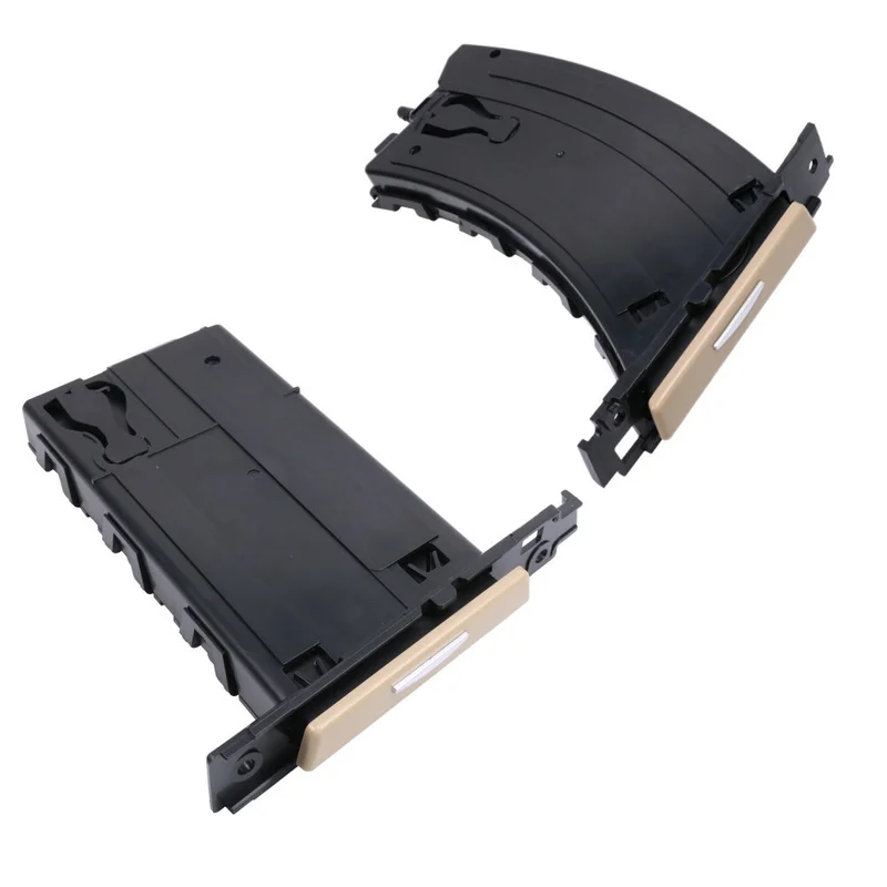 Beige Left & Right Retractable Cup Holder For BMW 3 Series E90-E93 323i-335xi M3 2006-2013,oem 51459173467,51459173473