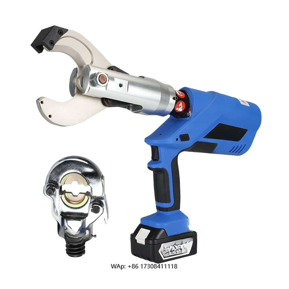 

Two in One EZ-300 Battery Powered Hydraulic Crimping Tool EZ-65C Battery Powered Hydraulic Cutting Tool Two in One