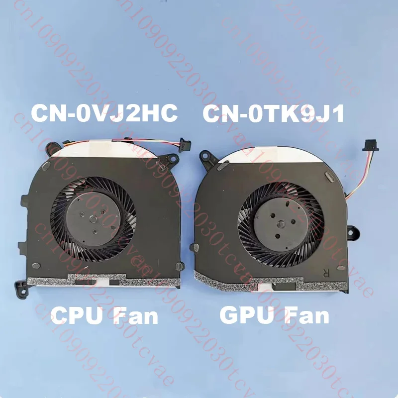 

0VJ2HC 0TK9J1 New Original For DELL XPS 15 9560 Precision 5520 Laptop CPU GPU Cooling Fan CN-0VJ2HC CN-0TK9J1 Cooler Heatsink