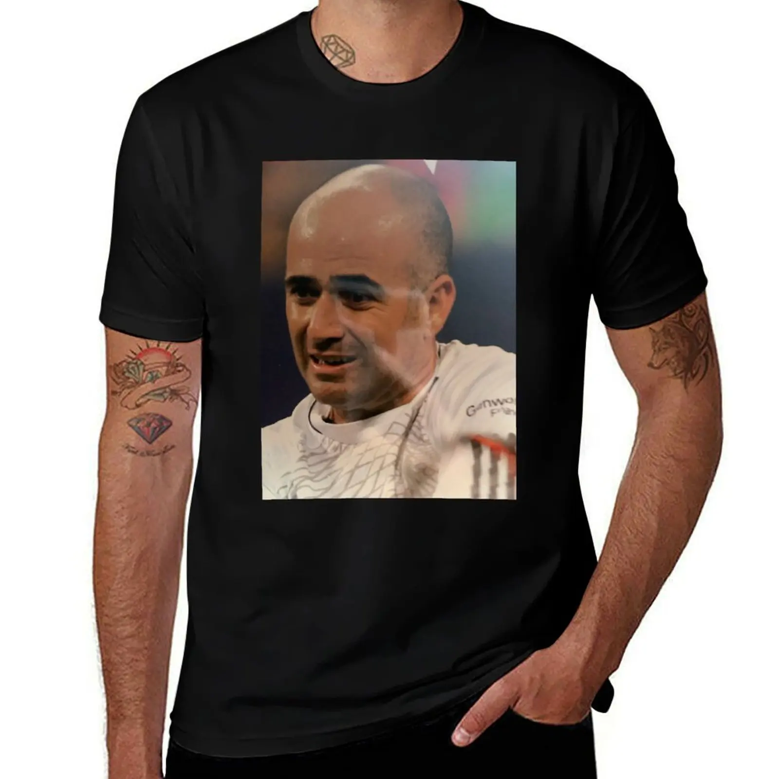 

Agassi. T-Shirt man t shirt heavy cotton t shirt personalised T-Shirt