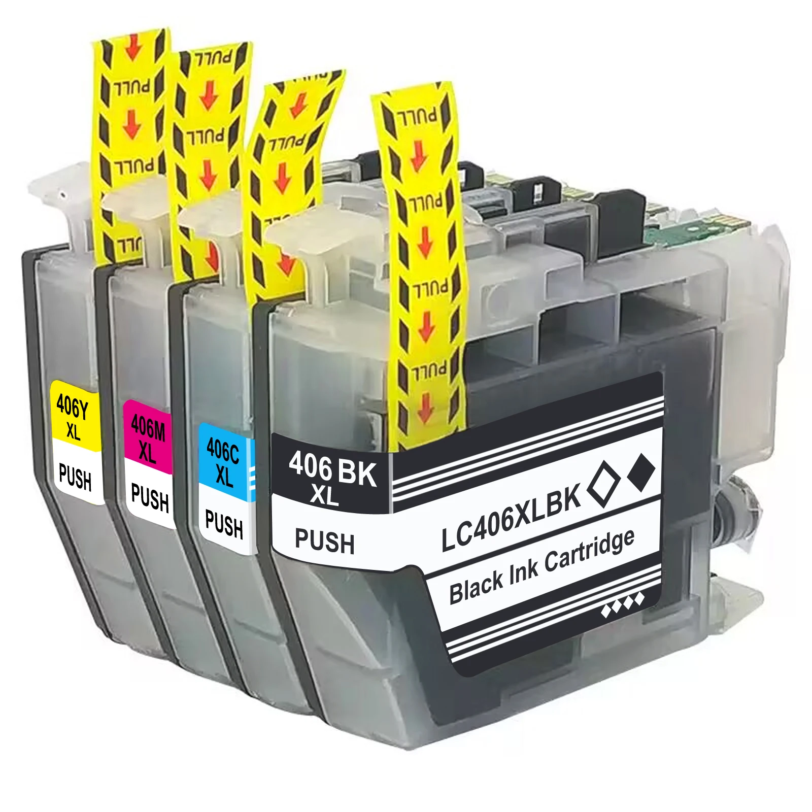 

OGOUGUAN LC406XL High-Yield ink Cartridge (4-Pack)Compatible Brother Work with MFC-J4335DW/J4345DW/J4535DW/J5855DW/J5955DW/J6555