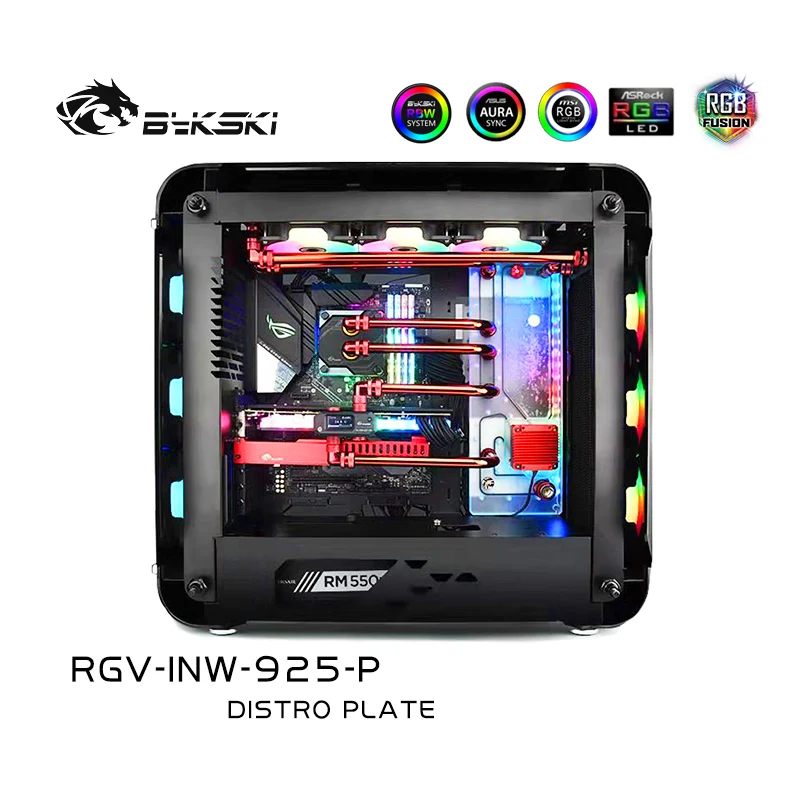 

Bykski RGV-INW-925-P,Water Distro Plate Radiator for IN WIN 925 CaseWaterway Board Reservoir Water Tank Pump for PC Cooling