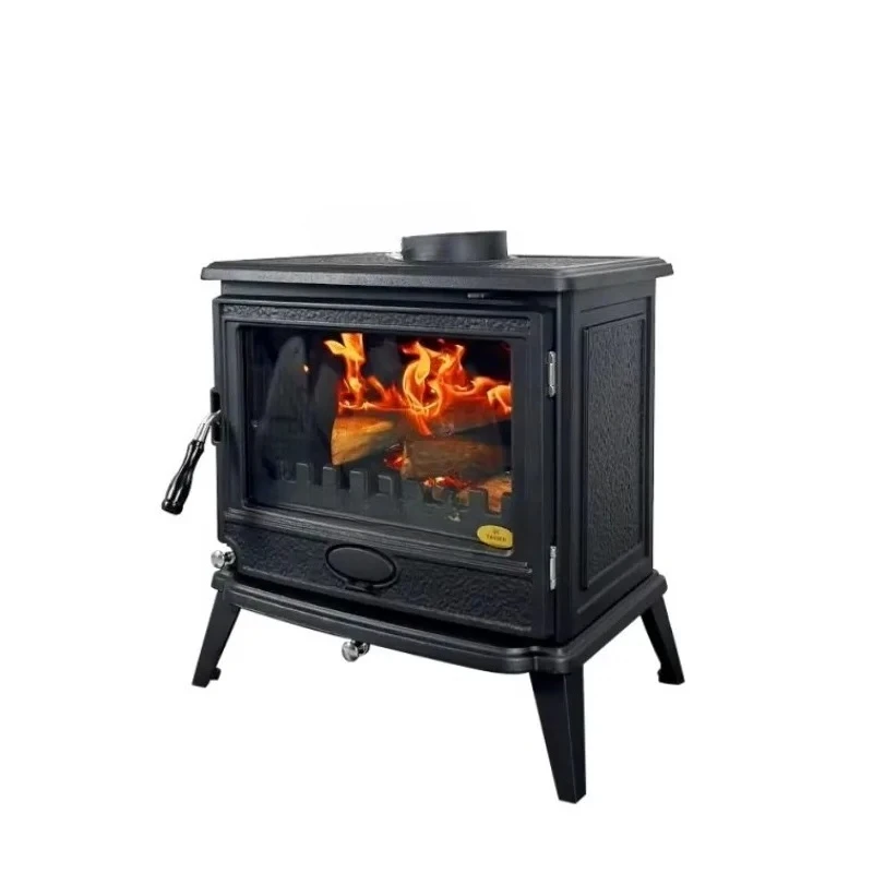 Modern Classic Mini Wood Burning Stove Small Size Cast Iron Outdoor Camping Stove Stylish Design