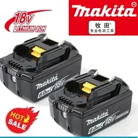 100% Original Makita 18V 6.0Ah Rechargeable Battery Suitable For Makita BL1840 BL1830 BL1830B BL1850 BL1850B Original Power Tool