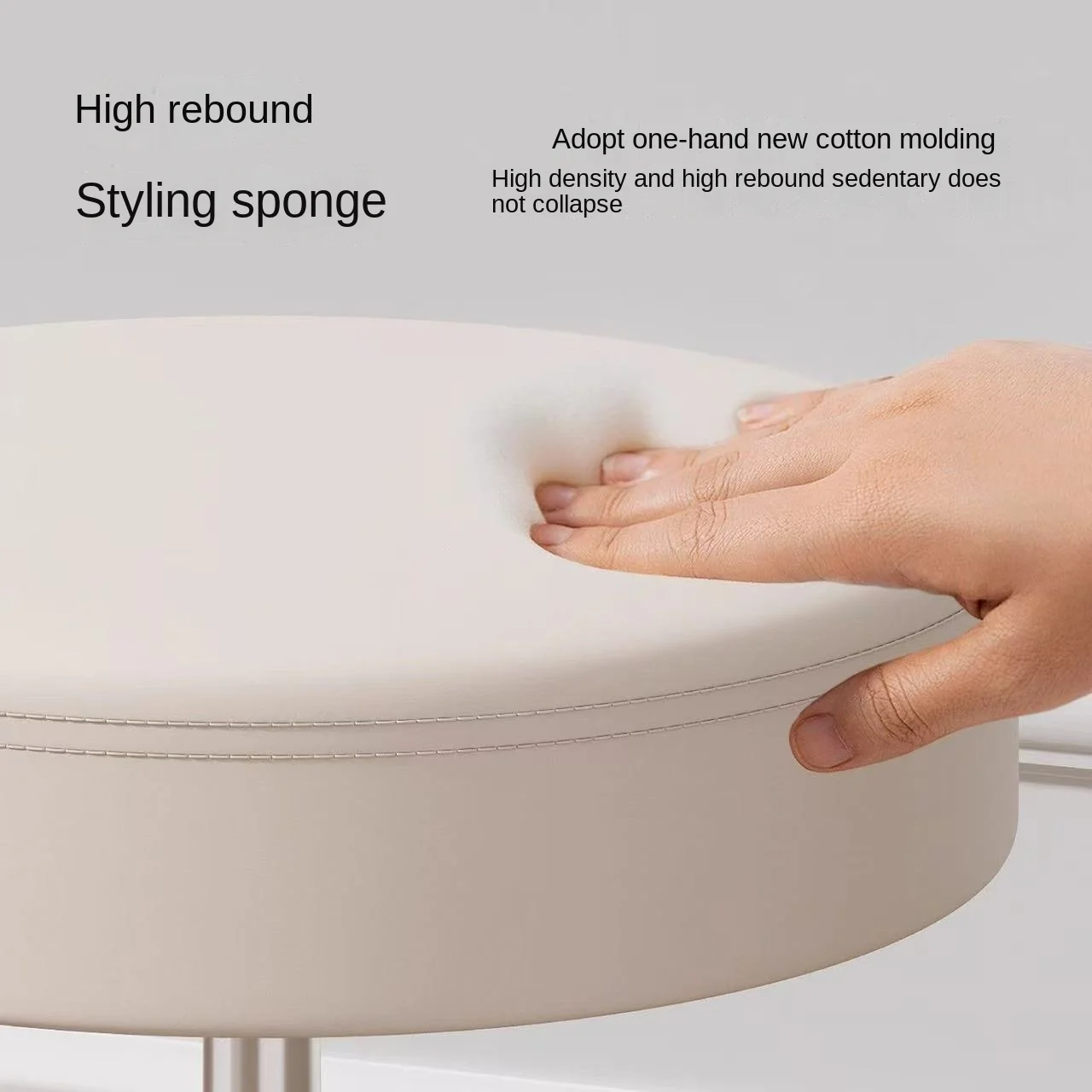 Home Makeup Chair Leisure Chair With Wheel Set That Can Rotate 360 Degrees And Lift Office Chair Thick Fabric