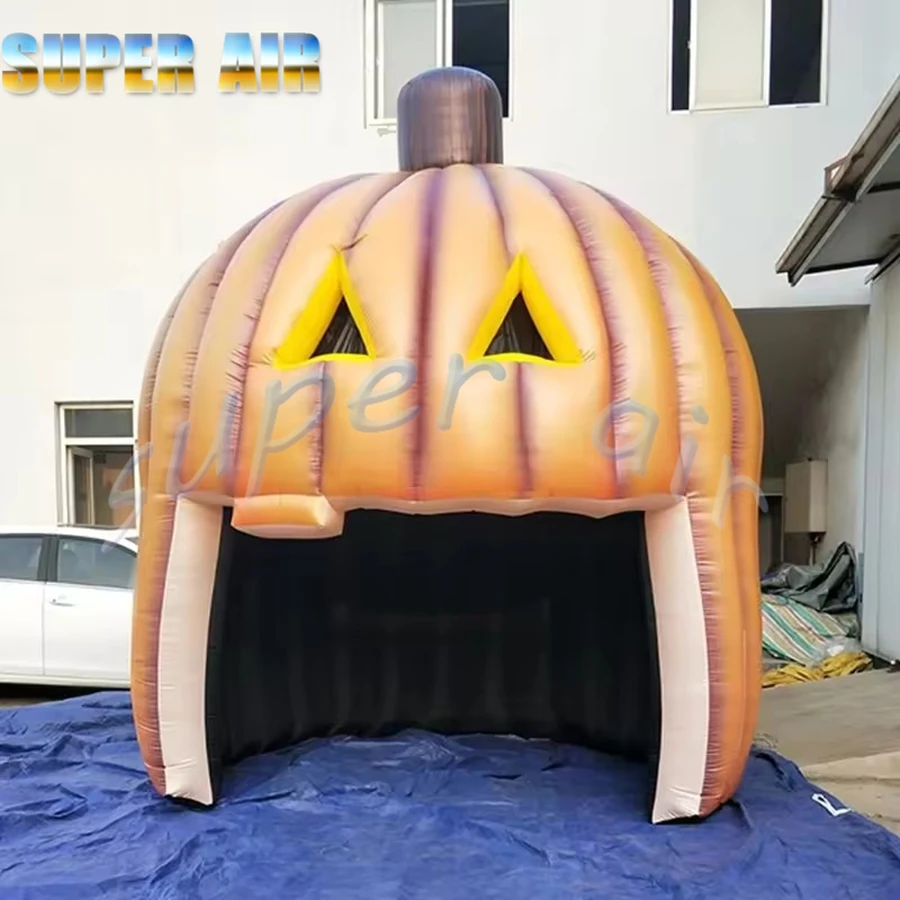 Maison gonflable de citrouille de décoration de fête d'Halloween de vente chaude pour le révélation du festival