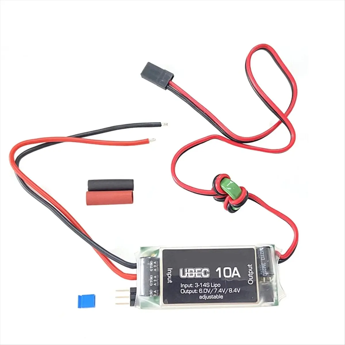 (A30I] Waterproof 10A Voltage Regulator Module High Voltage 3-14S 6/7.4/8.4V Adjustable UBEC for RC Car Toy