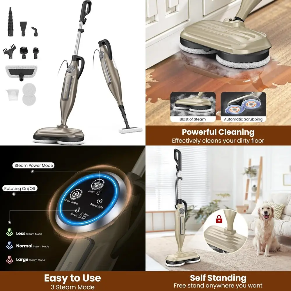 Scrubbing Steam Mop…