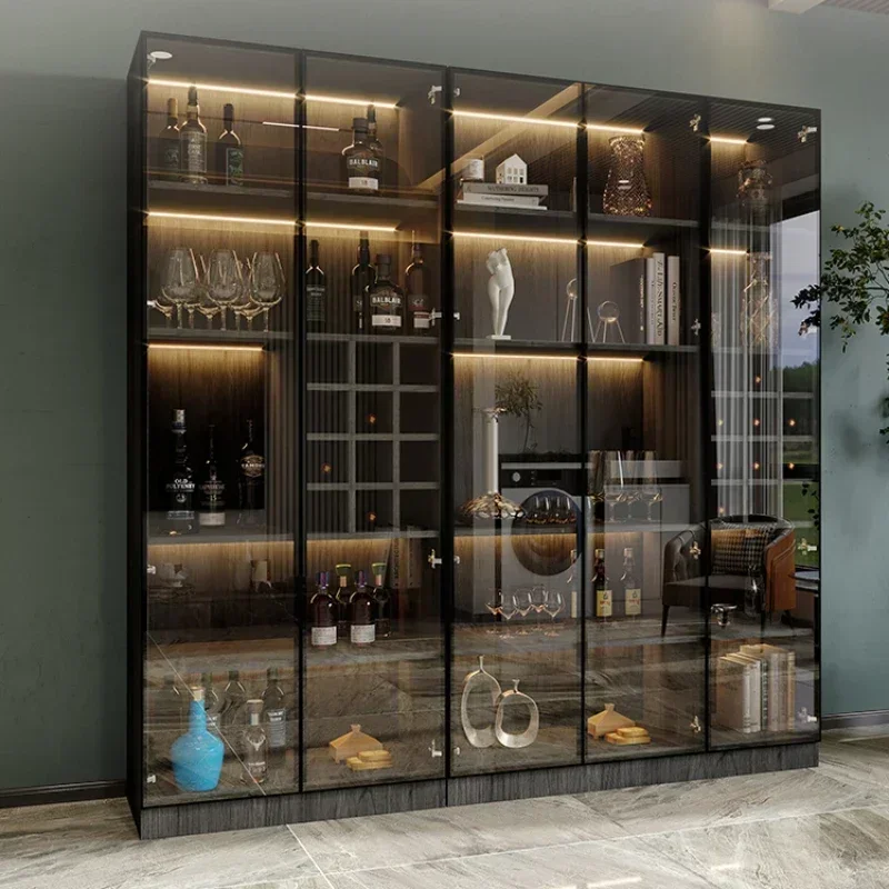 Armario De Salón, Buffet De Luxe Domestique, Petite Porte En Verre