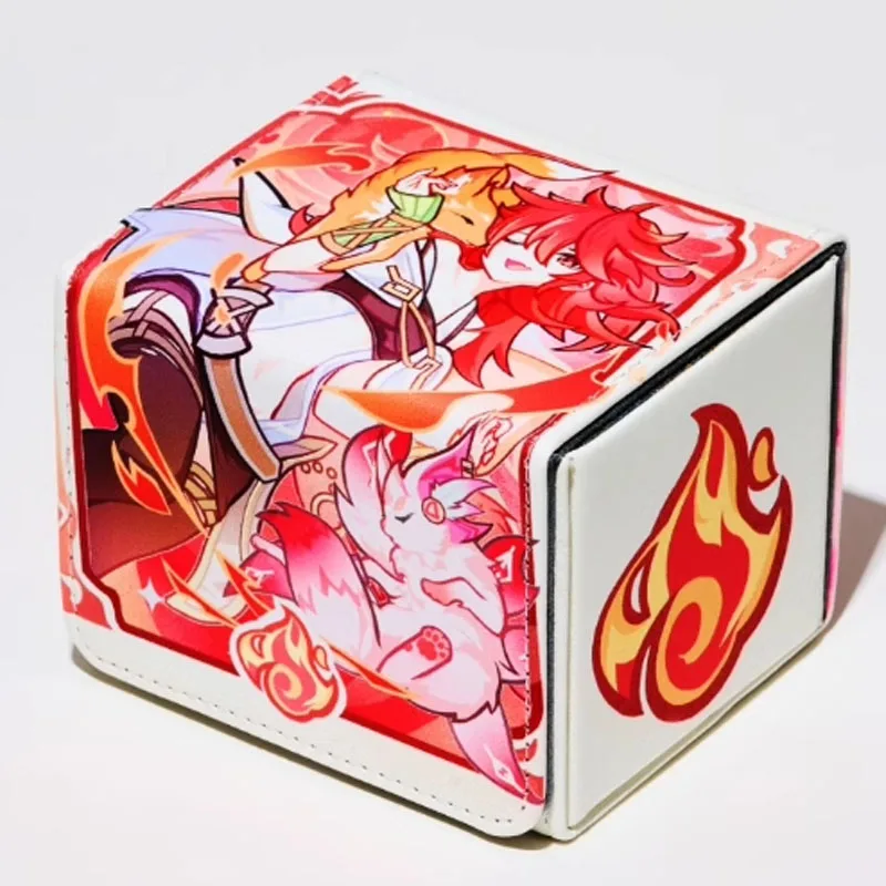

Yugioh Hiita the Fire Charmer Ablaze Deck Box аниме Yu-Gi-Oh! Торговые карты TCG OCG PTCG стандартная коробка для хранения 100 +