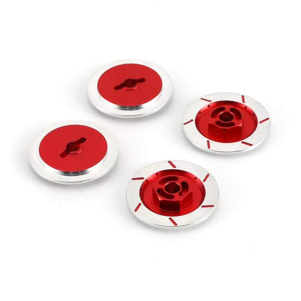 NEEBRC – boîte de jante de roue à disque de frein en alliage d'aluminium, adaptateur hexagonal en métal 12mm pour voiture 1/10 RC MN G500 HSP 94123 94122 Tamiya Tt01 TT02