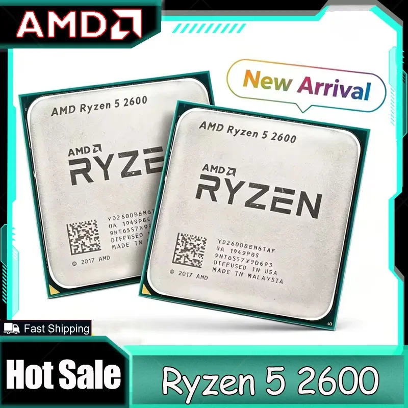 

AMD Ryzen 5 2600 3.4GHz 6-Core 12-Thread Multi-tasking Gaming CPU Socket AM4 Desktop Processor