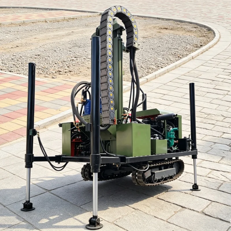 Customized Top 1 Water Well Drilling Rig in the Industry, High-Quality Borehole Drilling Machine, New Mini Drilling Equipment