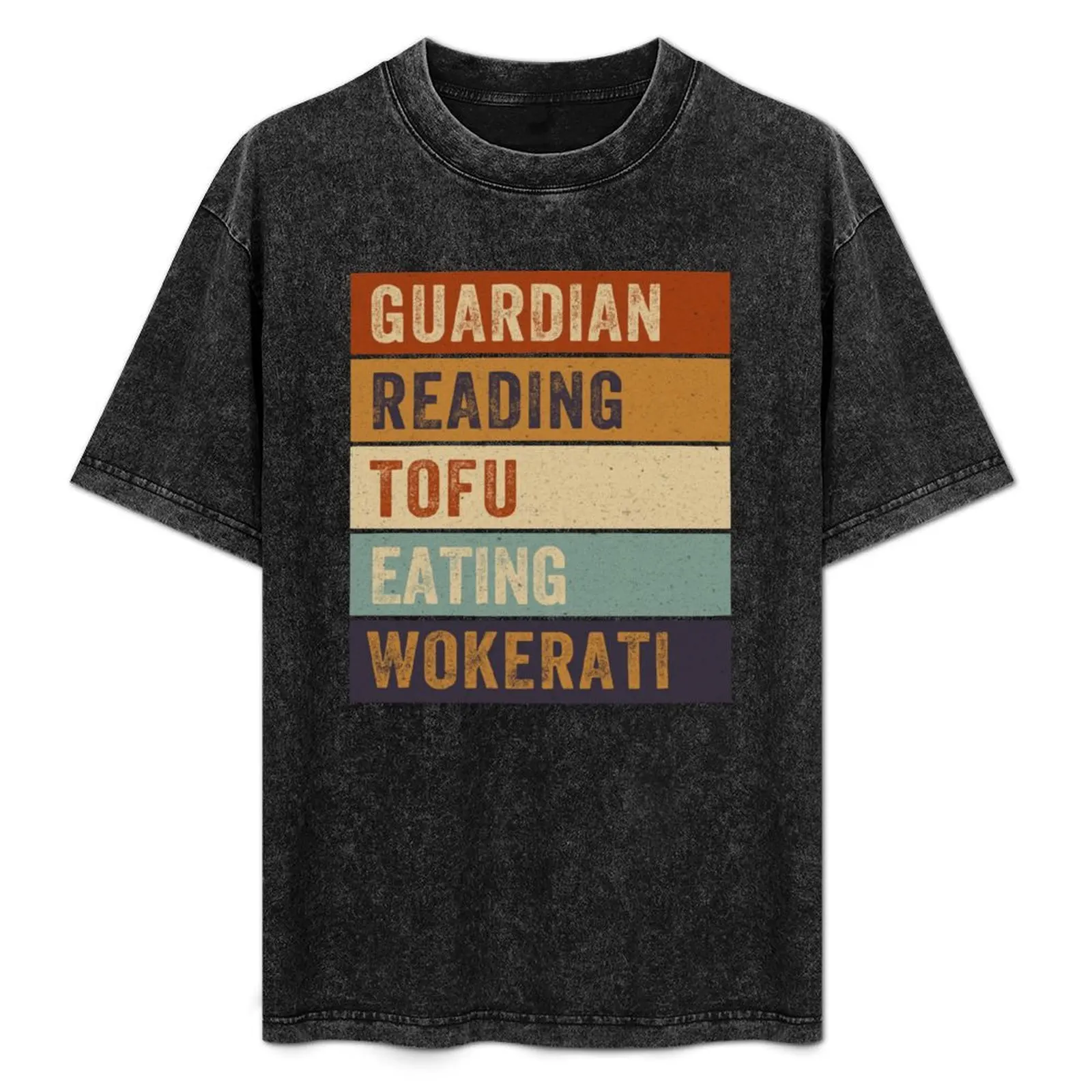 

Tofu Eating Wokerati - Guardian Reading T-Shirt Quick Dry Travel T-Shirt