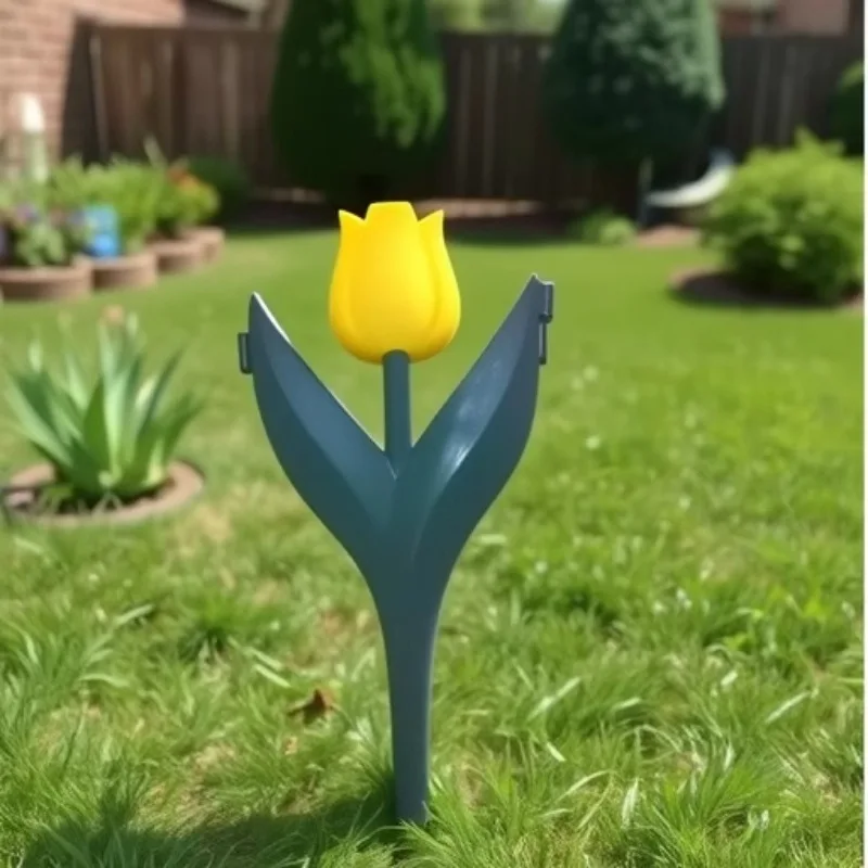 10 قطع محاكاة سياج بلاستيكي لزهور التوليب، سياج الحديقة، شبكة سياج الحديقة، ديكور حديقة الحديقة، المناظر الطبيعية للخارجية #2