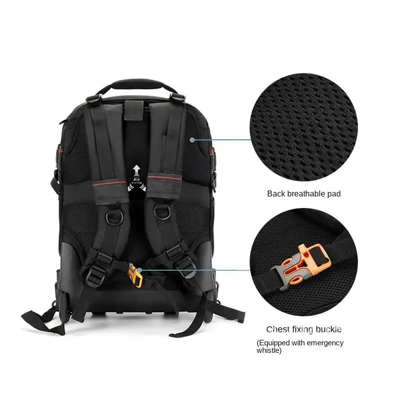 Trolley Photography backpack Professional Camera Bag Trolley Travel Trolley Video Camera Digital Photo Suitcase Luggage Backpack