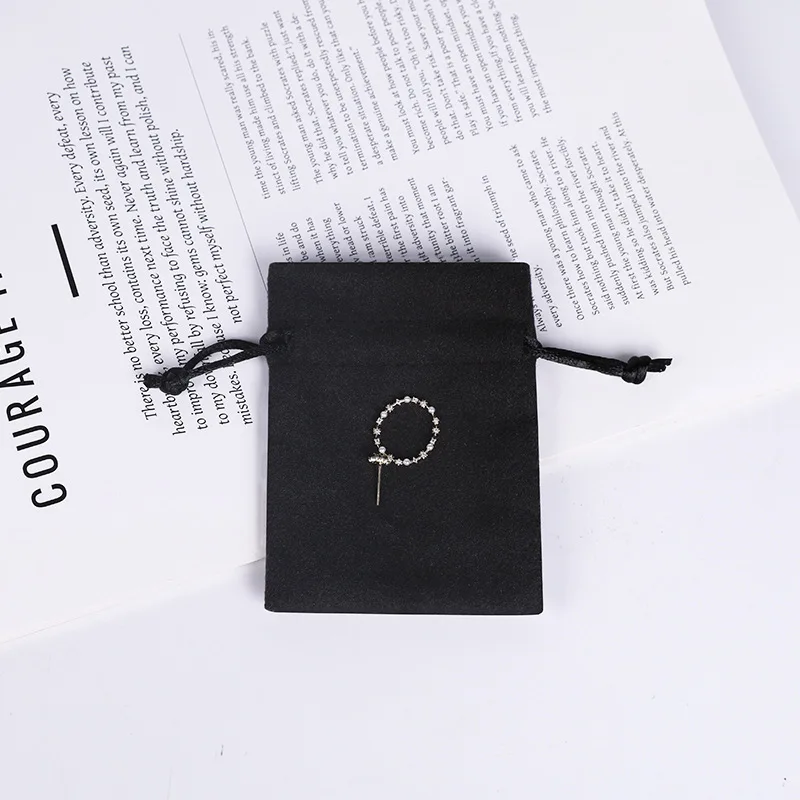 50pcs/lot 8*10cm, 10*12cm, 10*15cm Double-sided Velvet Drawstring Pouches Party Wedding Gift Dust-proof Storage Bag Custom Logo