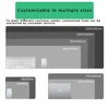 XXL Desk Mat Black And White Strata Liquid Mousepad Large Abstract Mouse Pad Gaming Deskmat With Lockedge Office Non-slip Carpet 6
