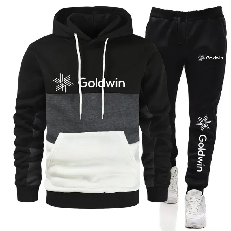 

Godwin Men's Sports Set 2024 Spring and Autumn New Trendy Loose Fit Paired with Men's Casual Set