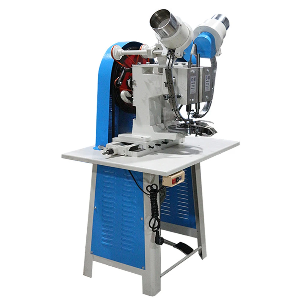 Automatic Double Head Eyelet Attaching Machine for Paper Bags