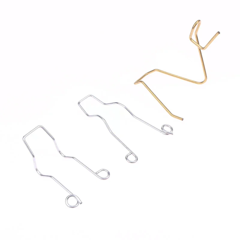 For Headlight Bulb H1 H3 H4 H7 Retaining Clip Circlip LED Wire Buckle Hook Iron Pressing Sheet General For Motorcycles