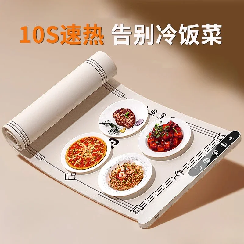 Flexible Warm Vegetable Board Hot Vegetable Artifact Table Mat Winter Day Folding Multi functional Insulation Board 110V/220V