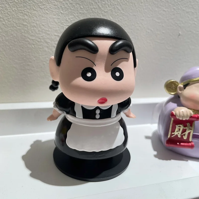 Anime Crayon Shin-Chan Action Figure Shin Chan Cos Hausmädchen Figuren Spielzeug Kawaii Puppe Sammlung Modell Ornamente Kinder Geschenk