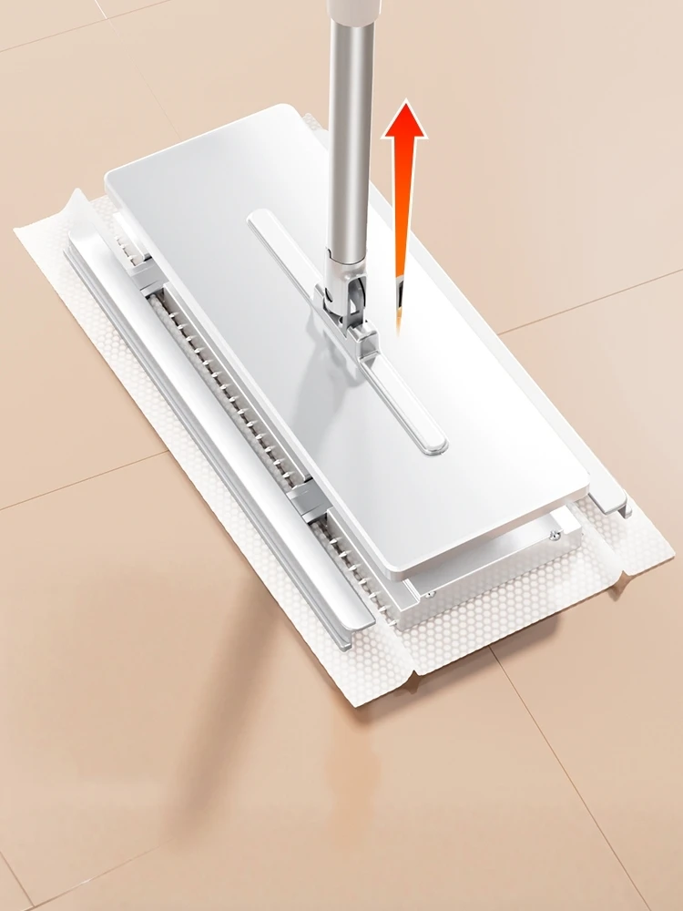 

Auatic Flat Mop Cloth Holder Face Towel Old Towel Static Dust Removal Paper Home Cleaning Tool Kitchen Universal Rectangular