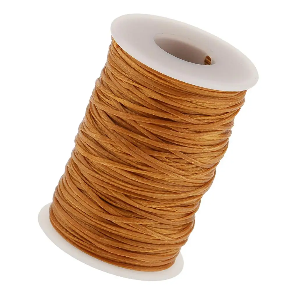 3-4pack 70 Meters Flat Line Waxed Thread for Leather Craft 1.2mm as described