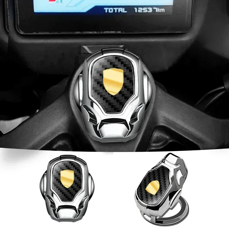 Металлическая кнопка запуска автомобиля с одним нажатием, декоративная наклейка, крышка для Panamera Cayenne Macan 911 718 Boxster Taycan Cayman Carrera GT