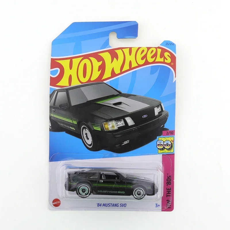 2023-25 Original Hot Wheels 84 MUSTANG SVO Mini Alloy Coupe 1/64 Metal Diecast Model Car Kids Toys Gift