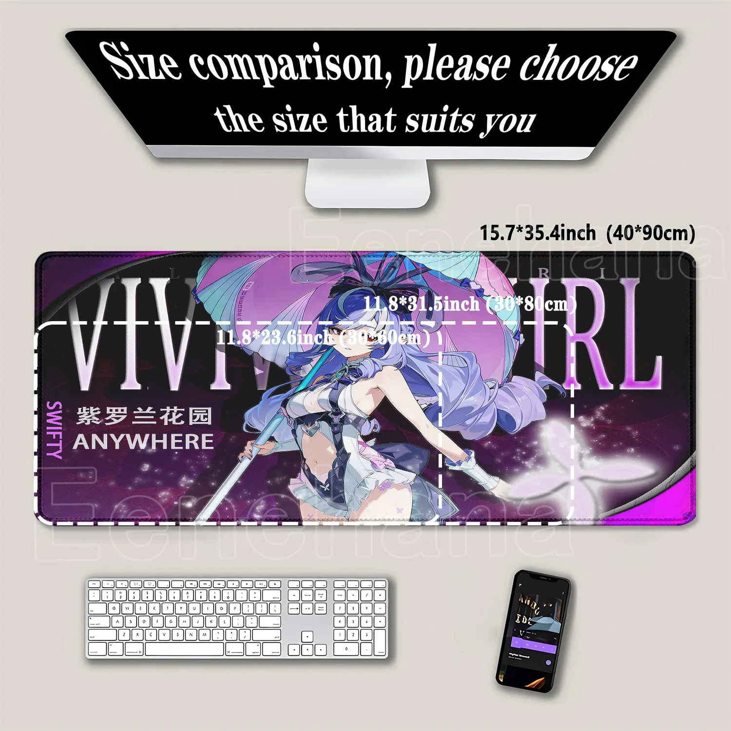‌Vivian Hoshimi Miyabi‌ Ellen  - Zero Esports Gaming Gear recension och pris