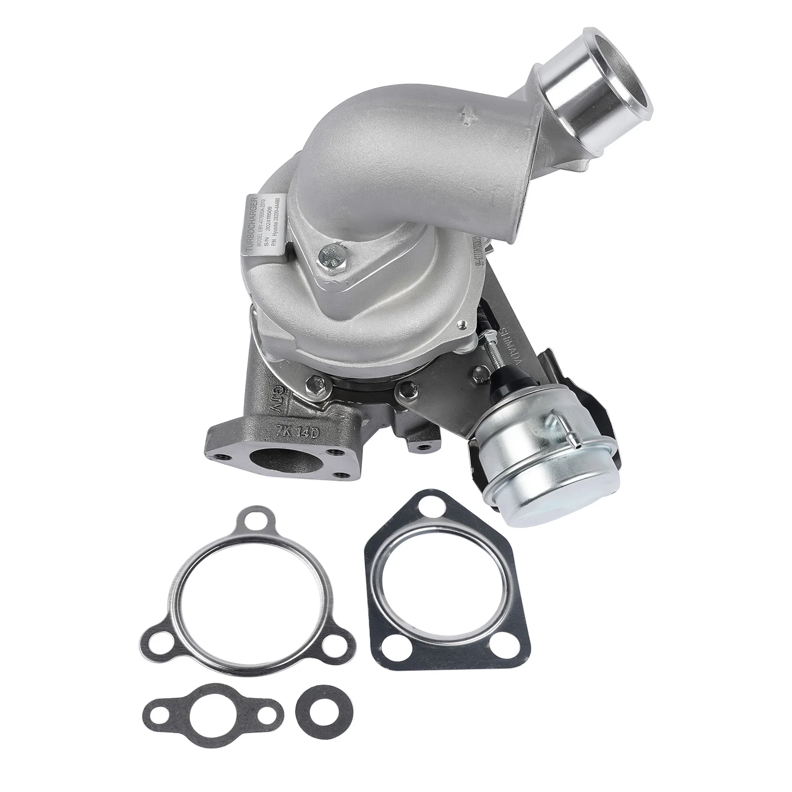 Glossy Turbocharger for H-1 Starex 2.5 CRDI 170HP 28200-4A480 53039880145 53039700145 53039880127 53039700127