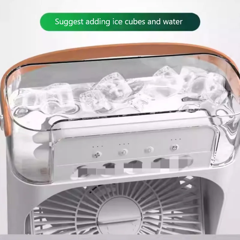 Humidifier Cooler Fan 3 Gear Air Conditioner Cooler Portable USB Chargeable Desktop Spray Fans For Office Dormitory Room Cooling view 5