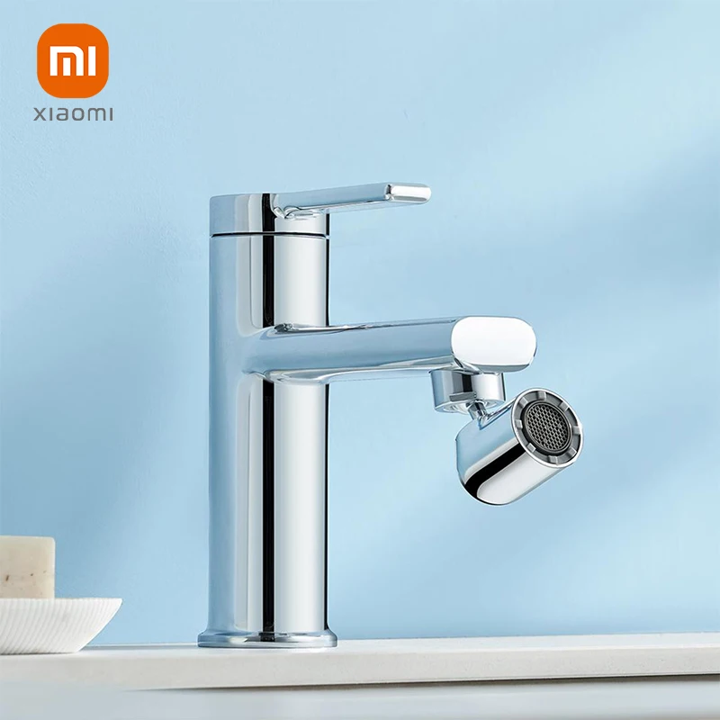 Original XIAOMI Mijia Mouthwash Bubbler S1 Universal Faucet Aerator 720° Rotatable Anti-Splash Water Nozzle for Kitchen Bathroom