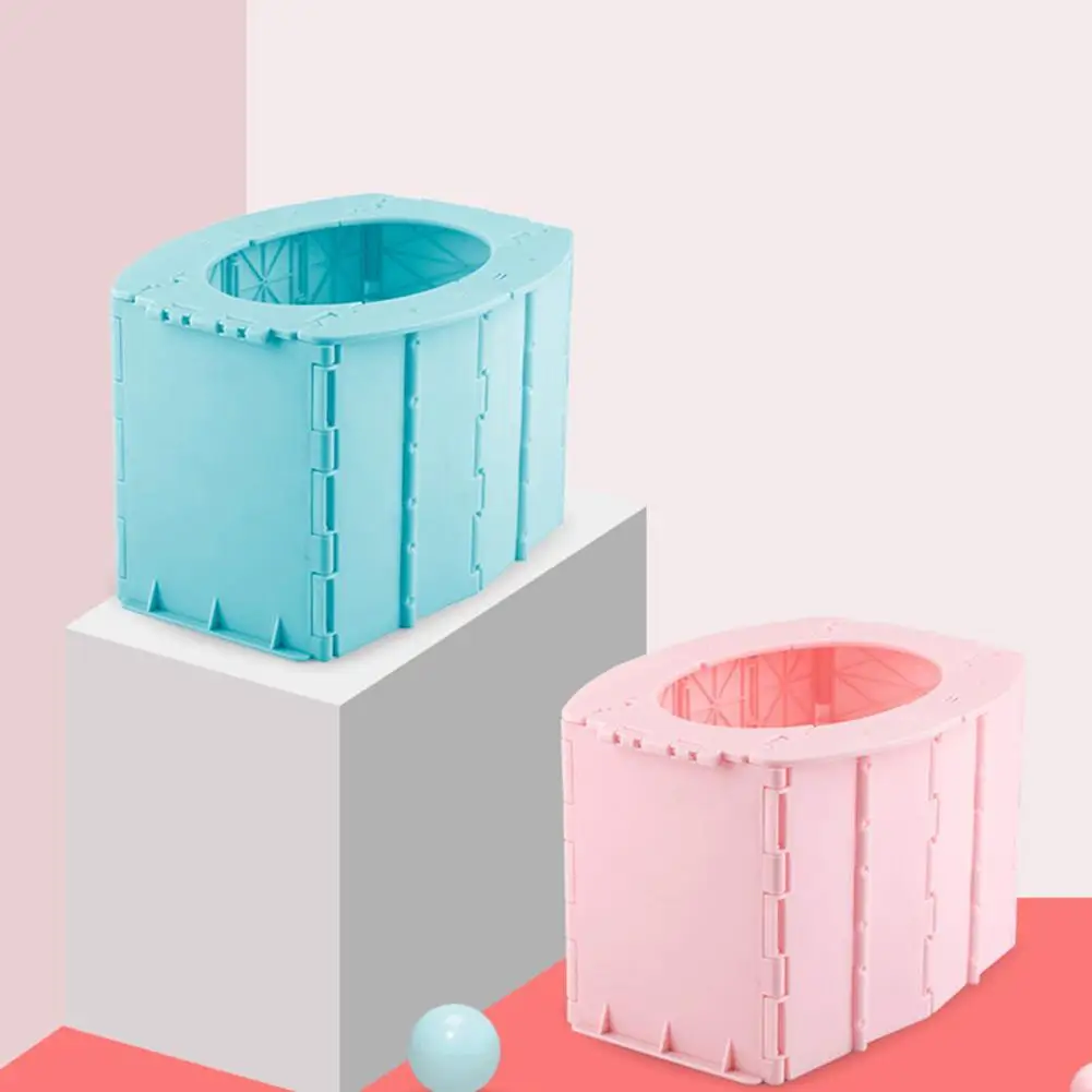 휴대용 아기 소변기 유아 변기 접이식 배변 훈련용 변기 야외 여행용 아기 변기