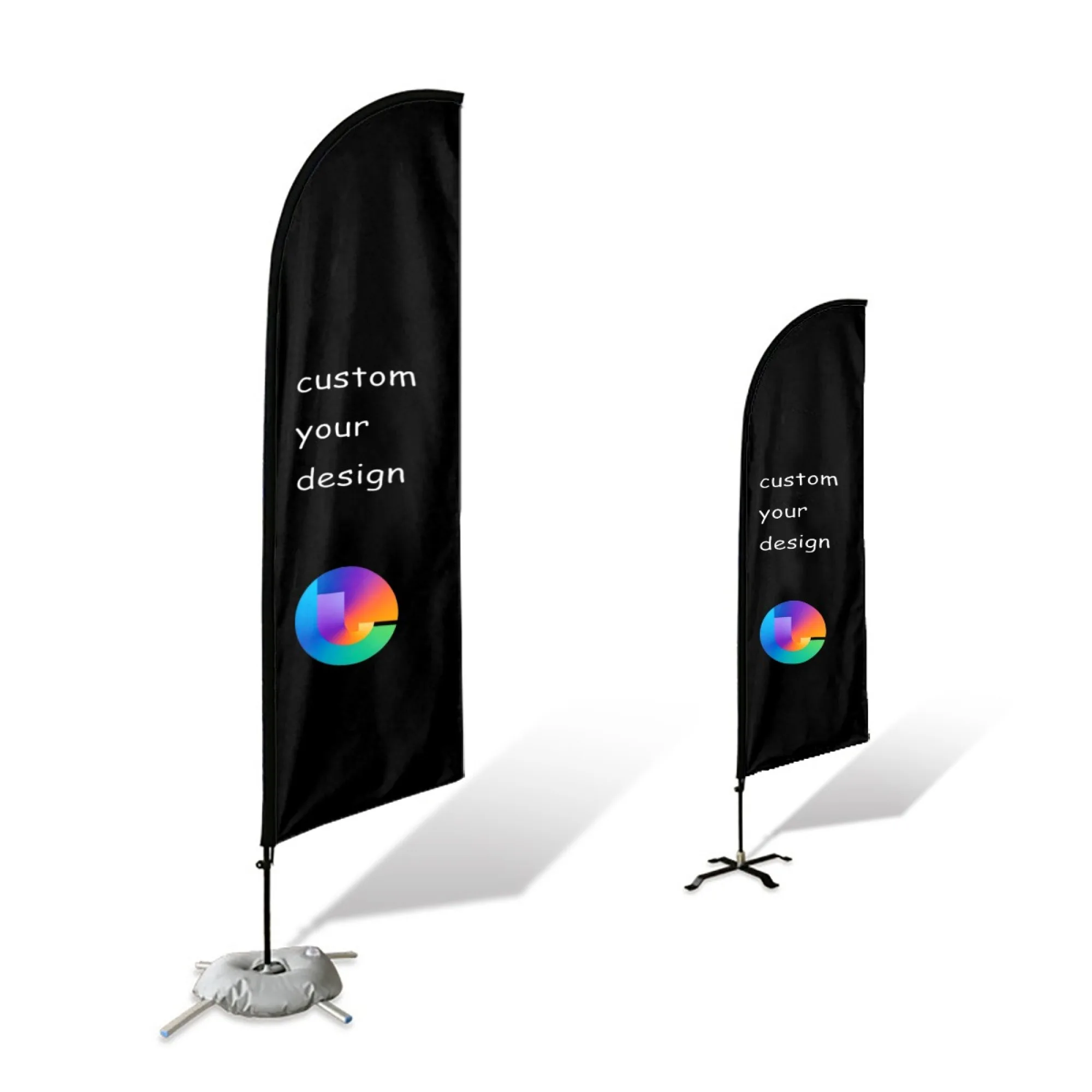 1 pcs Single-Sided,(Without Flagpole) Exhibition-Specific Custom Feather Flag - Personalized Commercial  Banner business