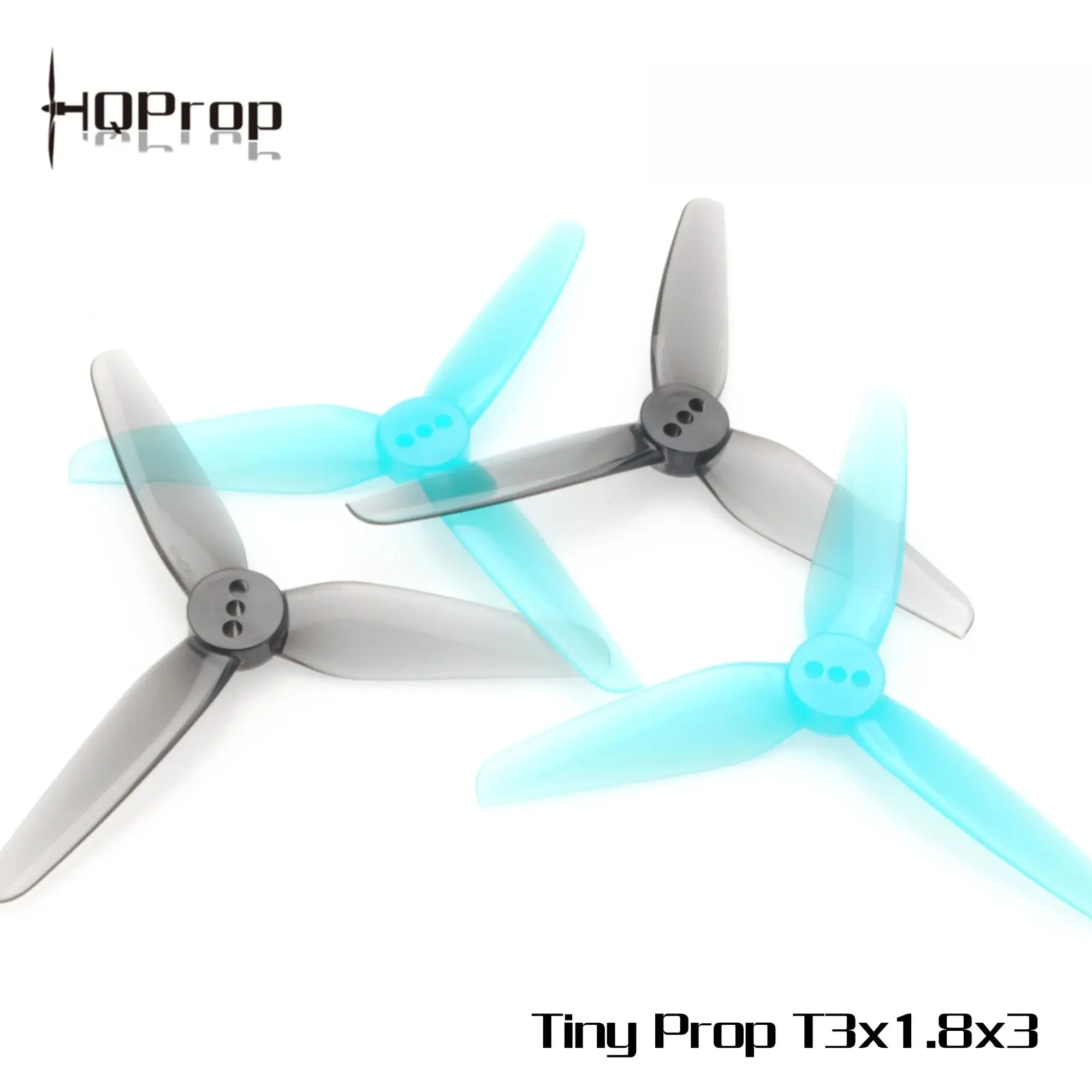 HQProp T3X1.8X3 3 Inch 3-Blade PC Propeller 4CW 4CCW 2mm Shaft FPV Racing Drone Props