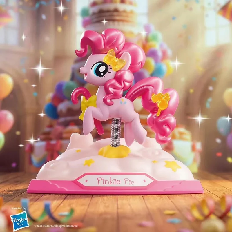 

Оригинальная серия My Little Pony Happy Party Rocking Fun: коллекционные фигурки в закрытых коробках, милые мультяшные украшения, уникальные подарки для друзей и семьи